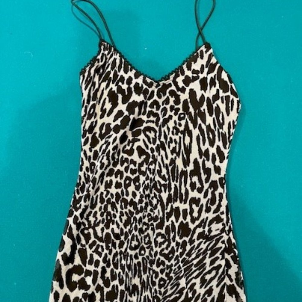 Garage black and white dress XS